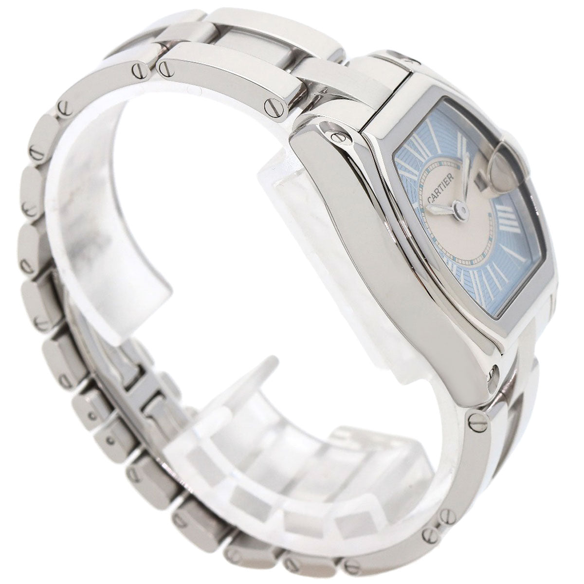CARTIER Roadster Blue, limited to 2500 units worldwide Watches W62053V3 Stainless Steel/SSxK18YG Ladies