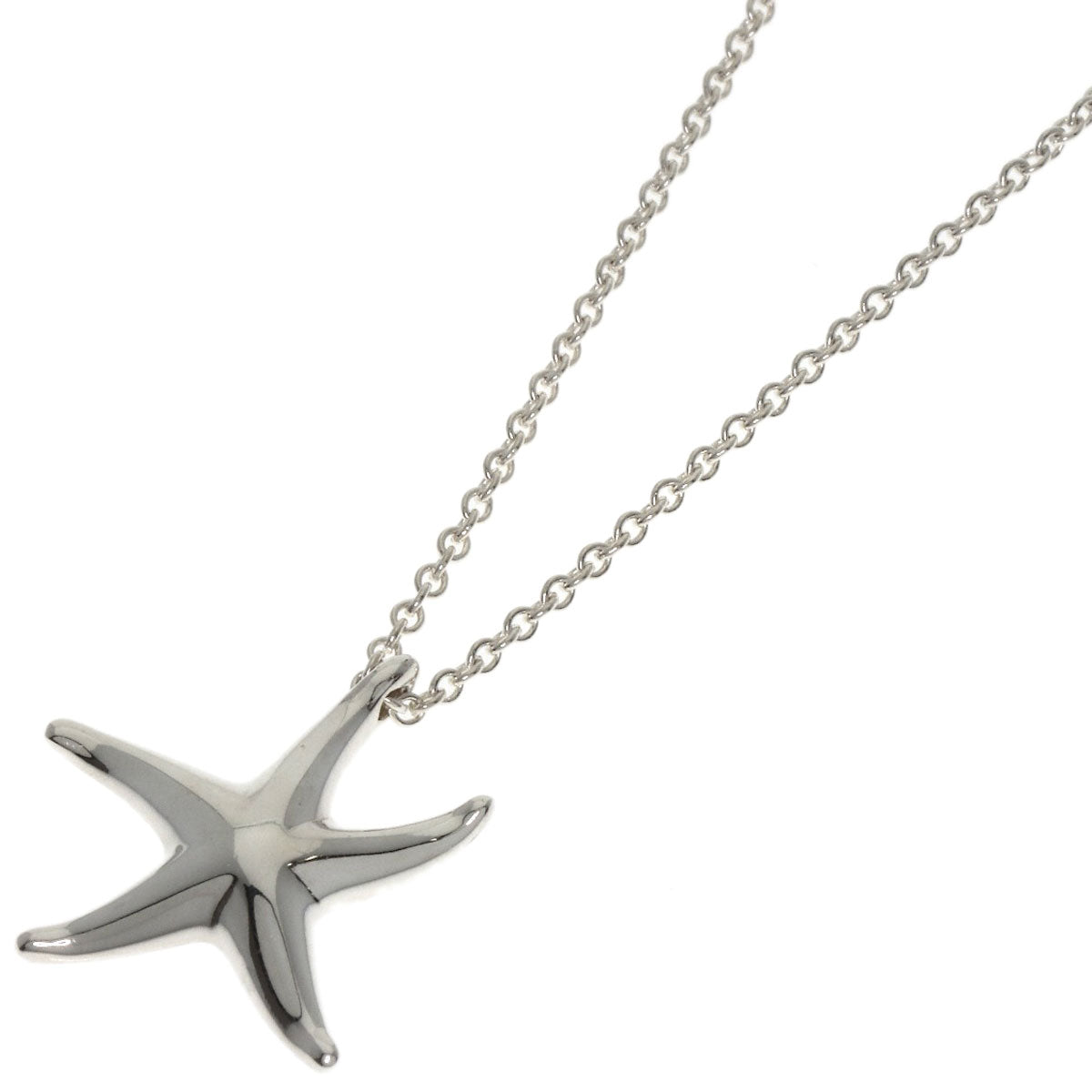 TIFFANY&Co. Star fish Necklace Silver Ladies [Used]