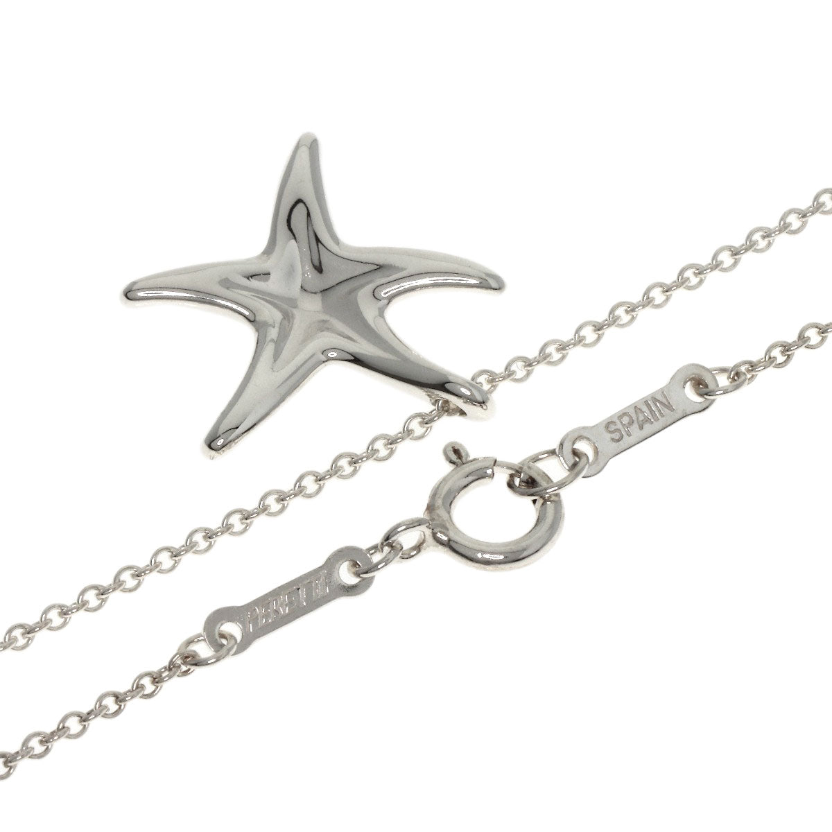 TIFFANY&Co. Star fish Necklace Silver Ladies [Used]