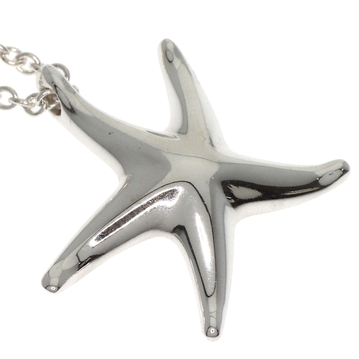 TIFFANY&Co. Star fish Necklace Silver Ladies [Used]