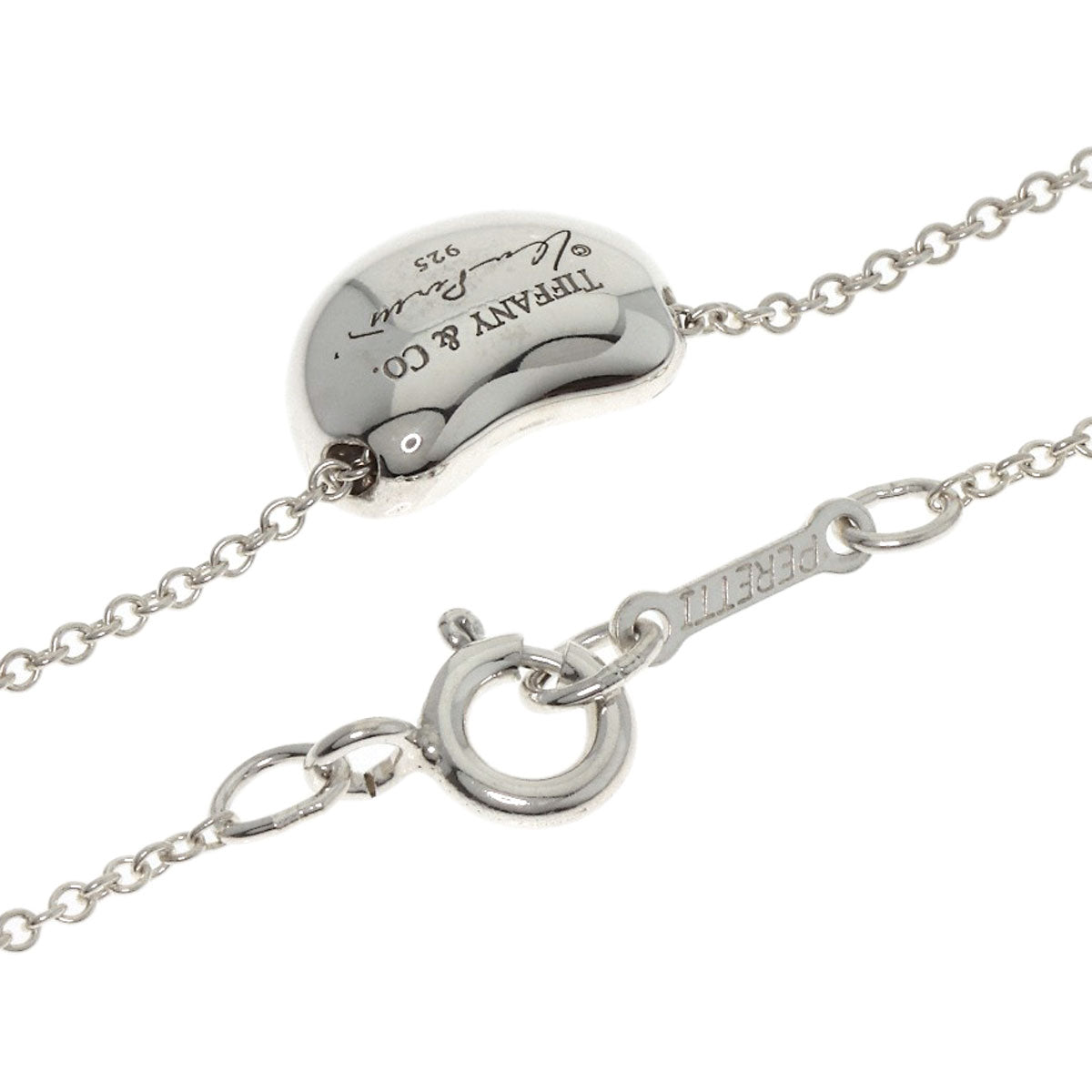 TIFFANY&Co. Bean Necklace Silver Ladies [Used]