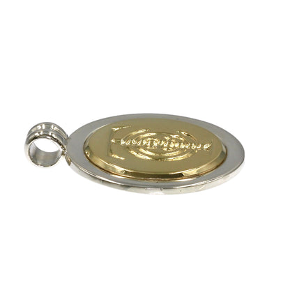 TIFFANY&Co. T & C coin Pendant top Silver 18K Yellow GoldLadies [Used]