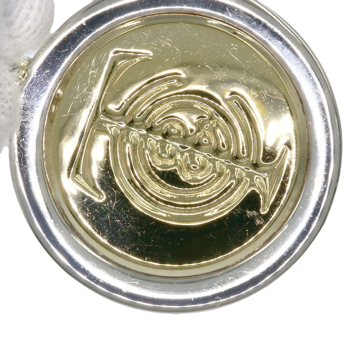 TIFFANY&Co. T & C coin Pendant top Silver 18K Yellow GoldLadies [Used]