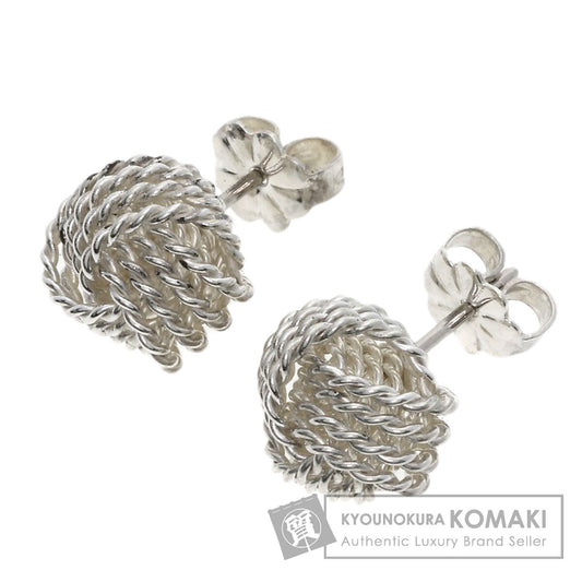 TIFFANY&Co. Mesh ball earring Silver Ladies [Used]