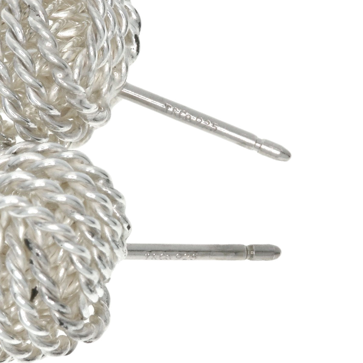 TIFFANY&Co. Mesh ball earring Silver Ladies [Used]