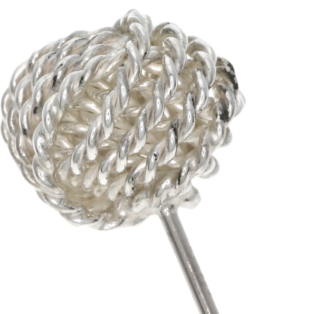 TIFFANY&Co. Mesh ball earring Silver Ladies [Used]
