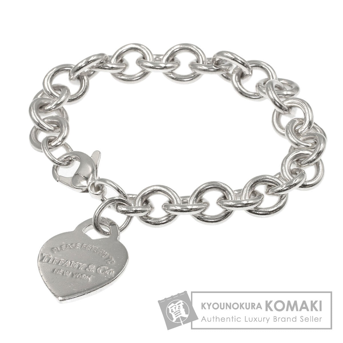 TIFFANY&Co. Return to TIFFANY & Co. Heart tag Bracelet Silver Ladies [Used]