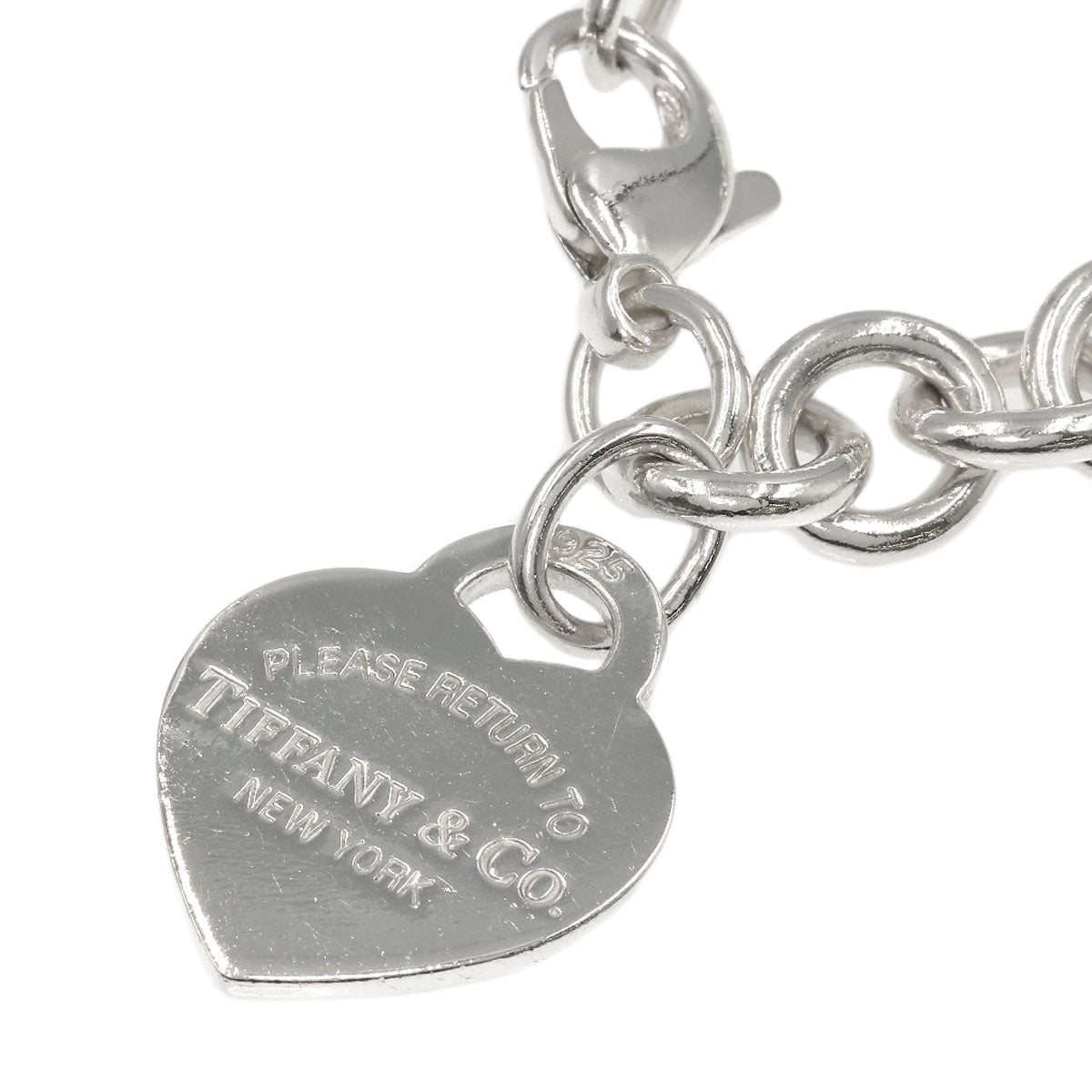 TIFFANY&Co. Return to TIFFANY & Co. Heart tag Bracelet Silver Ladies [Used]