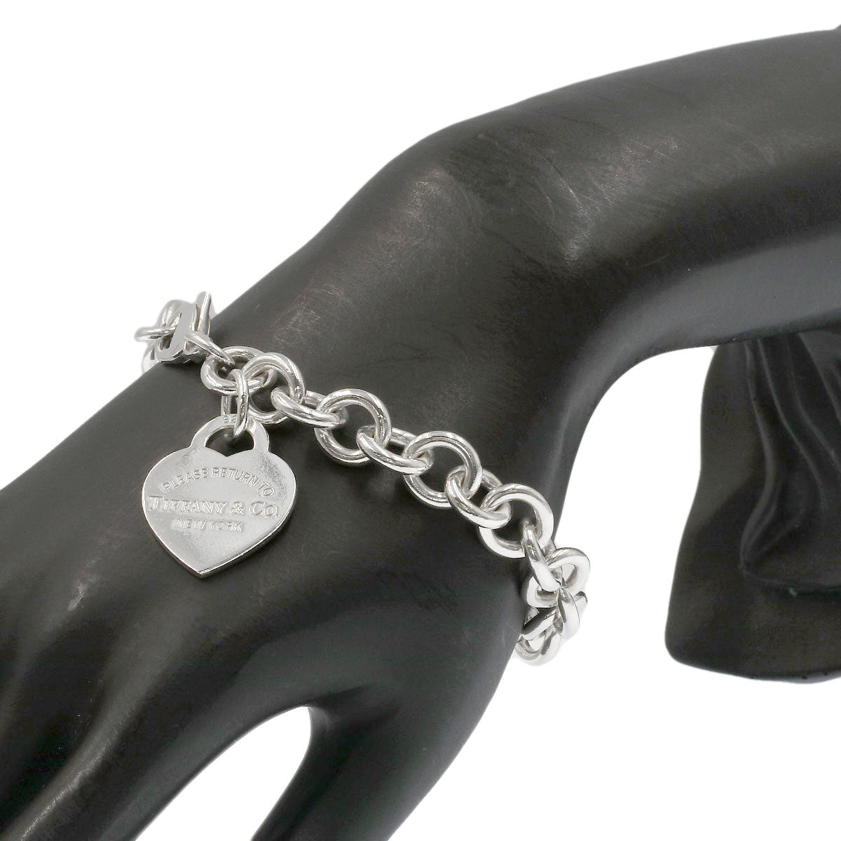 TIFFANY&Co. Return to TIFFANY & Co. Heart tag Bracelet Silver Ladies [Used]