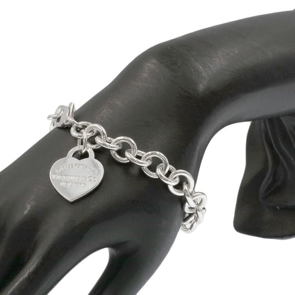 TIFFANY&Co. Return to TIFFANY & Co. Heart tag Bracelet Silver Ladies [Used]