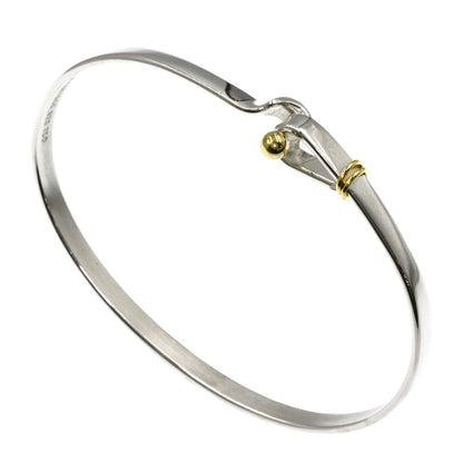 TIFFANY&Co. Hook & Eye Bracelet Silver 18K Yellow GoldLadies [Used]