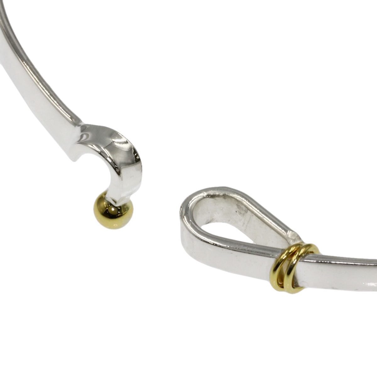 TIFFANY&Co. Hook & Eye Bracelet Silver 18K Yellow GoldLadies [Used]