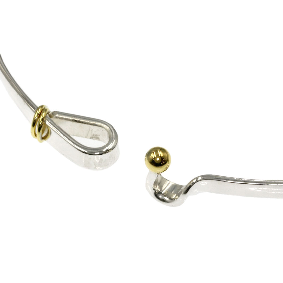 TIFFANY&Co. Hook & Eye Bracelet Silver 18K Yellow GoldLadies [Used]