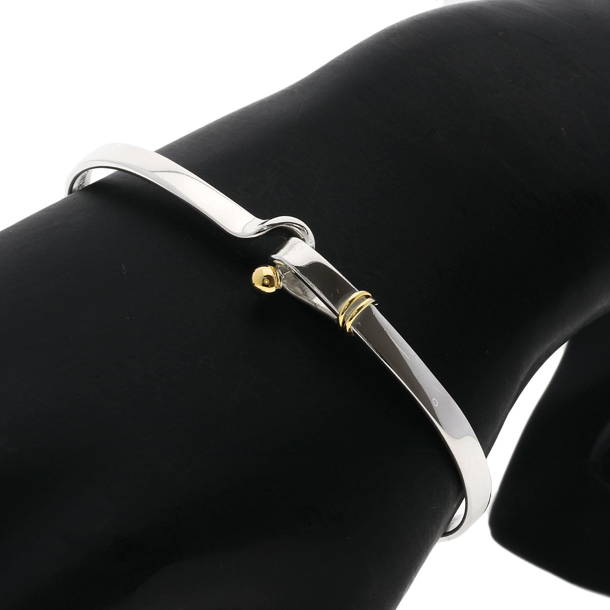 TIFFANY&Co. Hook & Eye Bracelet Silver 18K Yellow GoldLadies [Used]