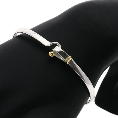 TIFFANY&Co. Hook & Eye Bracelet Silver 18K Yellow GoldLadies [Used]