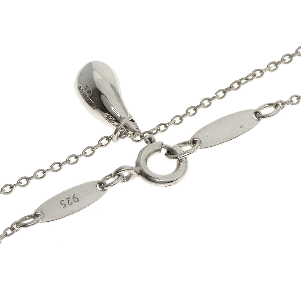 TIFFANY&Co. teardrop Necklace Silver Ladies [Used]