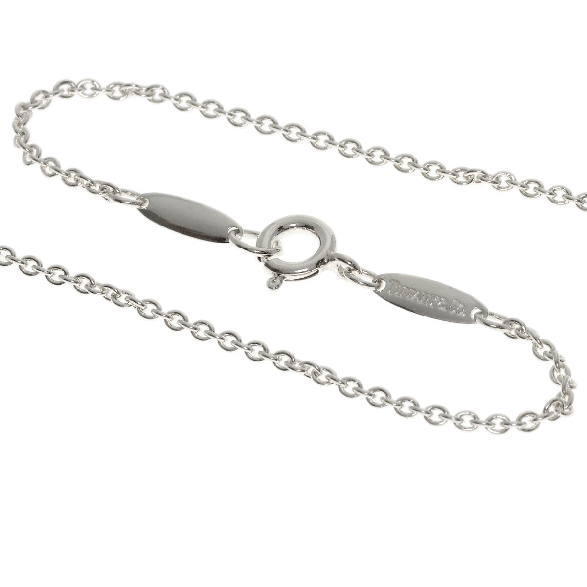 TIFFANY&Co. Quadro Folio Necklace Silver Ladies [Used]