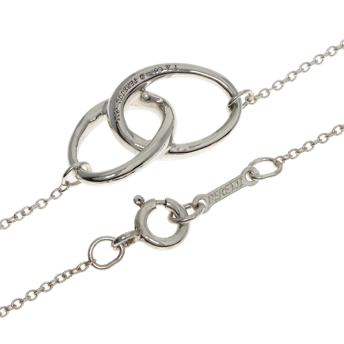 TIFFANY&Co. Double loop Necklace Silver Ladies [Used]