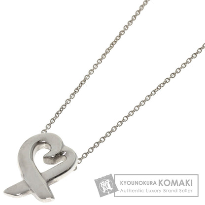 TIFFANY&Co. Loving heart Necklace Silver Ladies [Used]