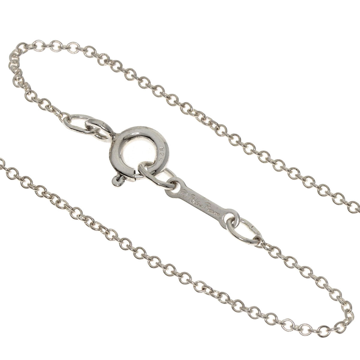 TIFFANY&Co. Loving Heart 1P Diamond Necklace Silver Ladies [Used]