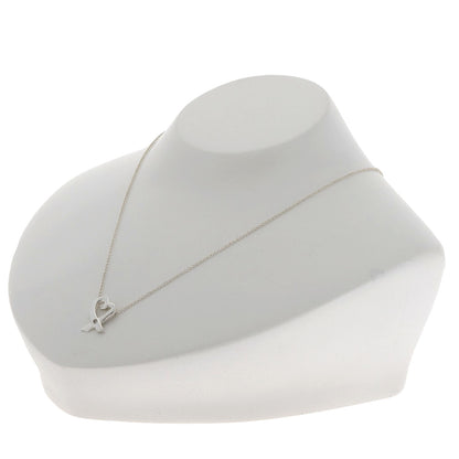 TIFFANY&Co. Loving Heart 1P Diamond Necklace Silver Ladies [Used]