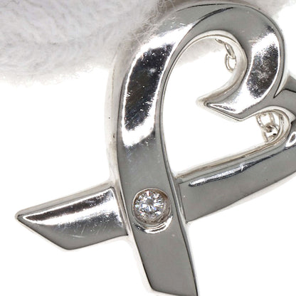 TIFFANY&Co. Loving Heart 1P Diamond Necklace Silver Ladies [Used]