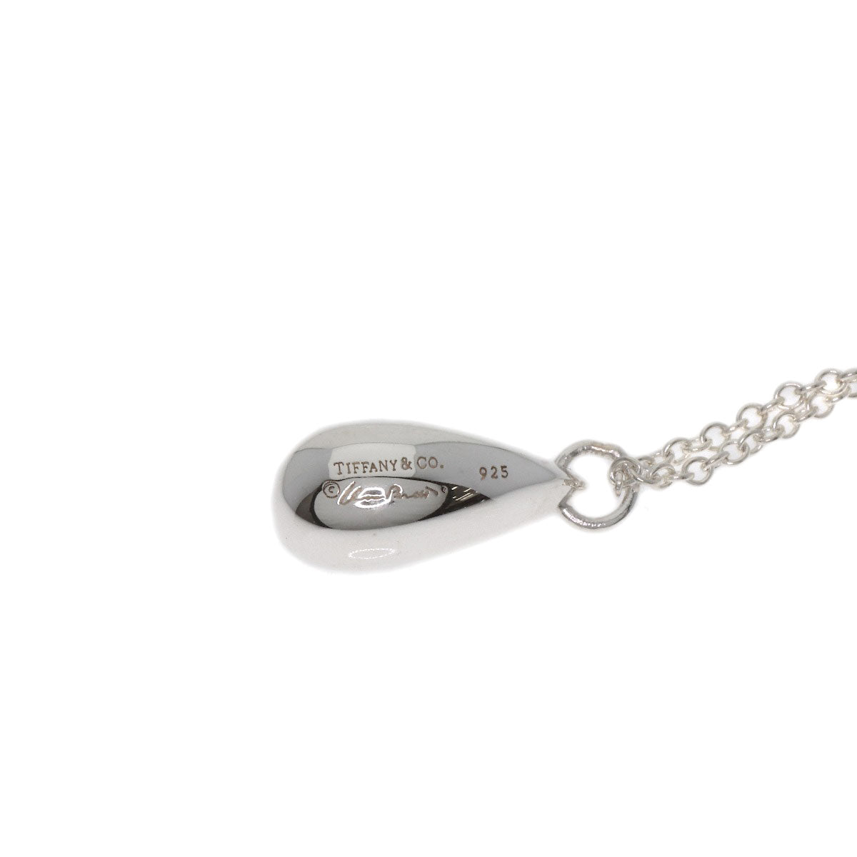 TIFFANY&Co. teardrop Necklace Silver Ladies [Used]