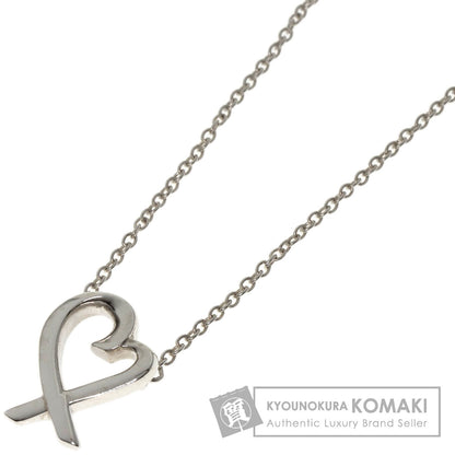TIFFANY&Co. Loving heart Necklace Silver Ladies [Used]