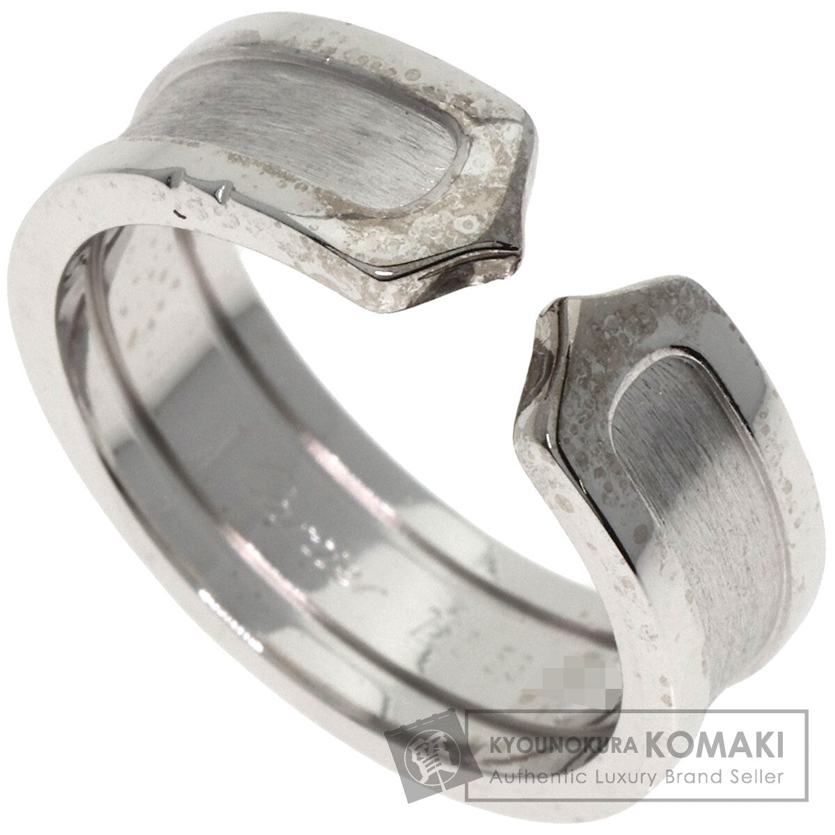 CARTIER C2 ring # 53 Ring K18 White Gold Ladies [Used]