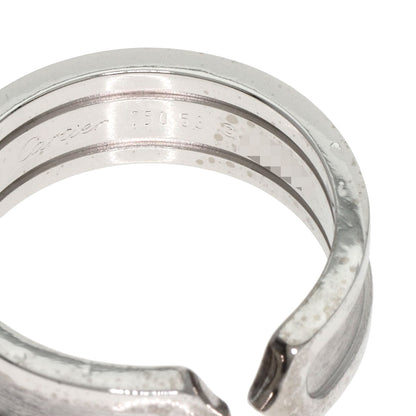 CARTIER C2 ring # 53 Ring K18 White Gold Ladies [Used]