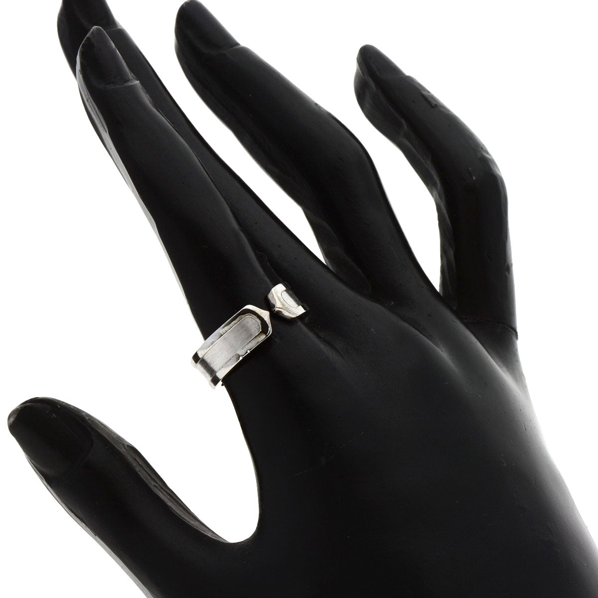 CARTIER C2 ring # 53 Ring K18 White Gold Ladies [Used]