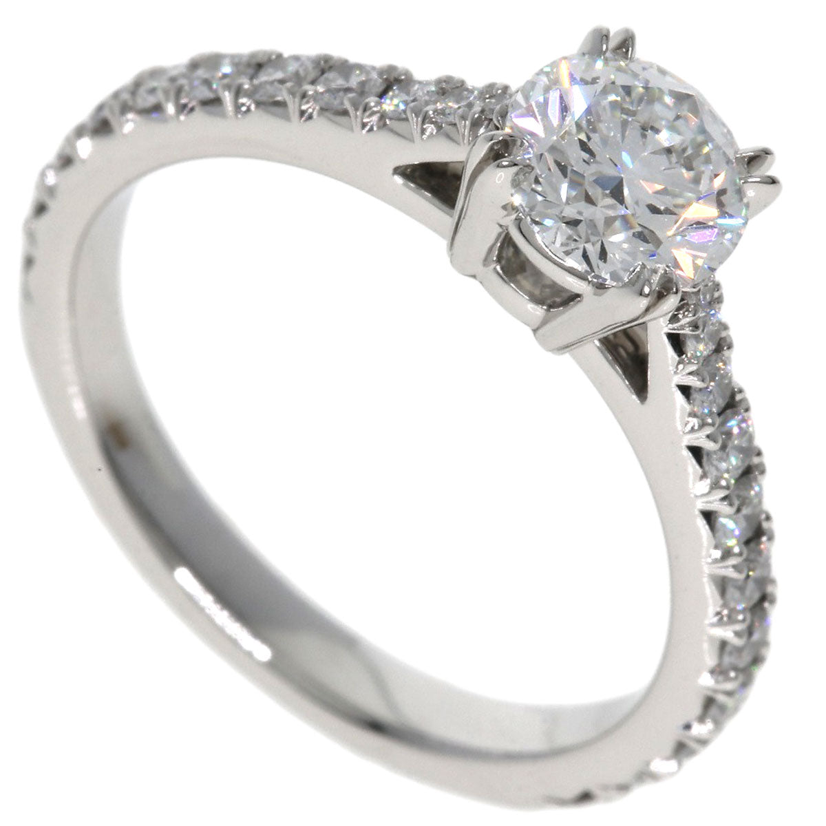 HARRY WINSTON Lillian Love Diamond Engagement Ring Ring Platinum PT950 Ladies [Used]