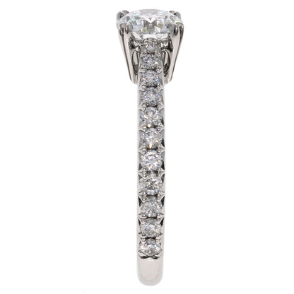 HARRY WINSTON Lillian Love Diamond Engagement Ring Ring Platinum PT950 Ladies [Used]