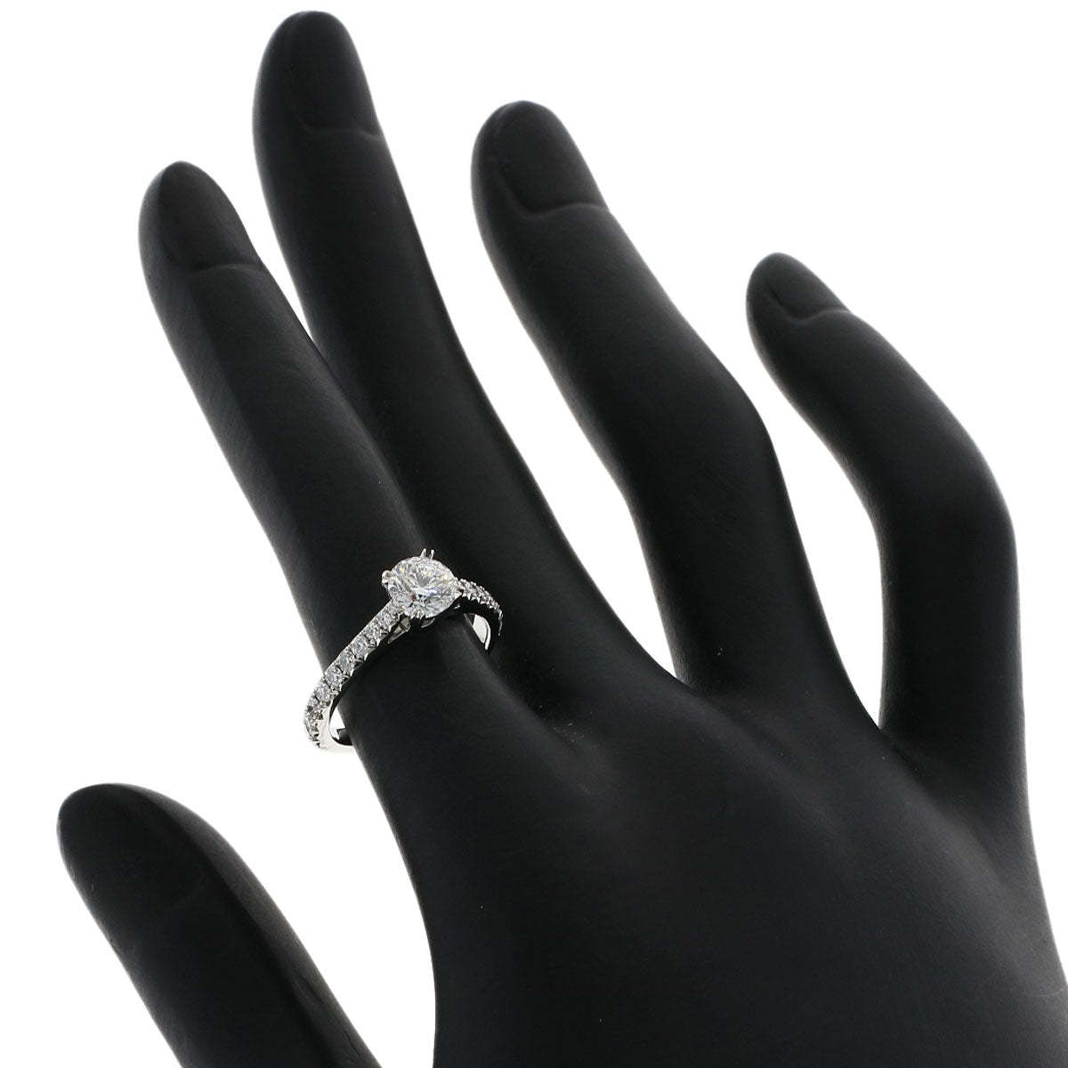 HARRY WINSTON Lillian Love Diamond Engagement Ring Ring Platinum PT950 Ladies [Used]