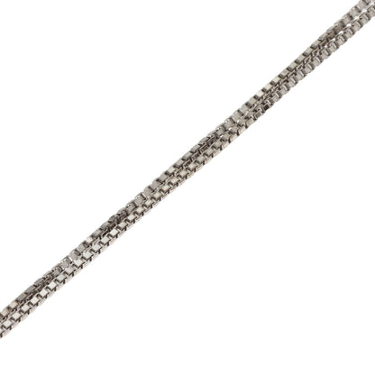 GUCCI lariat Necklace K18 White Gold Ladies [Used]