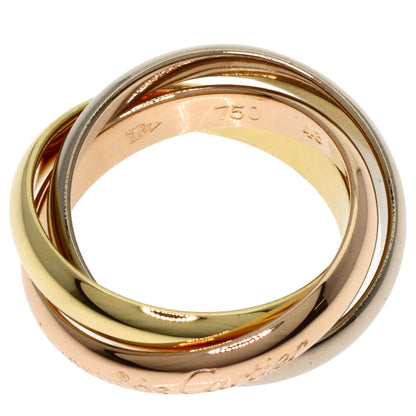CARTIER Trinity #48 Ring K18 Yellow Gold K18 White GoldLadies [Used]