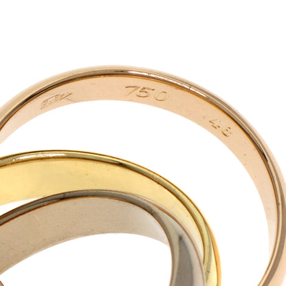 CARTIER Trinity #48 Ring K18 Yellow Gold K18 White GoldLadies [Used]