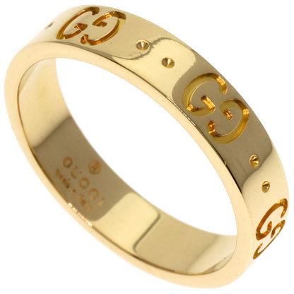 GUCCI Icon #12 Ring K18 Yellow Gold Ladies [Used]