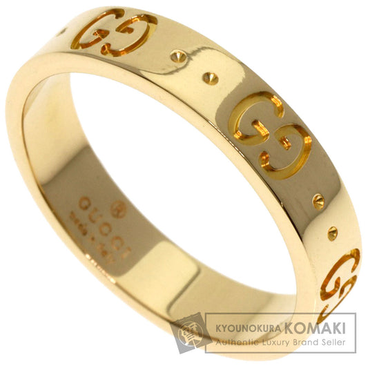 GUCCI Icon #12 Ring K18 Yellow Gold Ladies [Used]