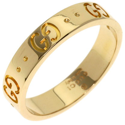 GUCCI Icon #12 Ring K18 Yellow Gold Ladies [Used]