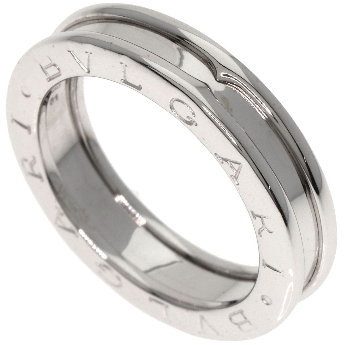 BVLGARI   B.zero1 1 band XS #51 Ring  K18 White Gold Ladies [Used]