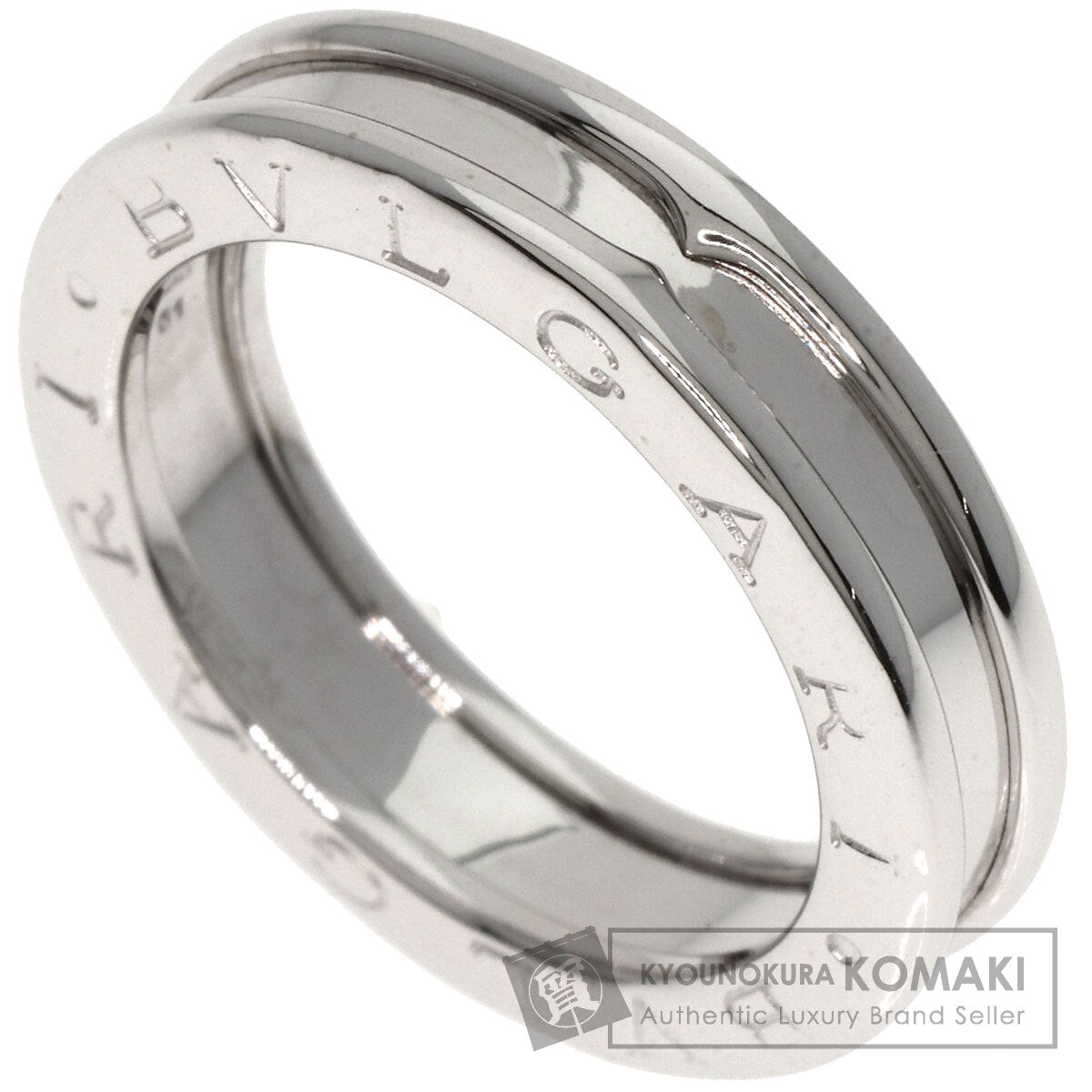 BVLGARI   B.zero1 1 band XS #51 Ring  K18 White Gold Ladies [Used]