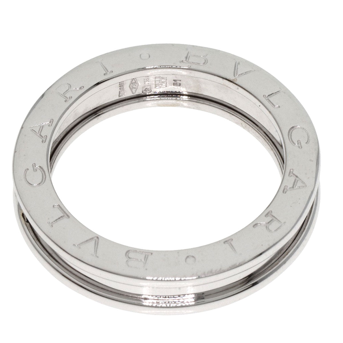 BVLGARI   B.zero1 1 band XS #51 Ring  K18 White Gold Ladies [Used]
