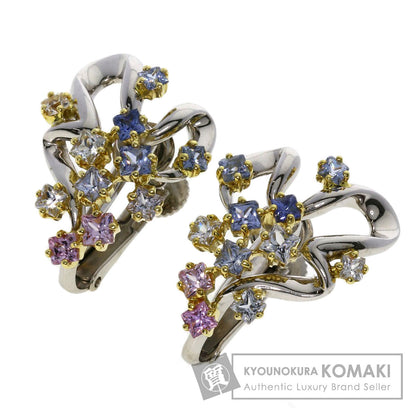 Jeunet sapphire Earring K18 Yellow Gold K18 White GoldLadies [Used]