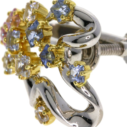 Jeunet sapphire Earring K18 Yellow Gold K18 White GoldLadies [Used]