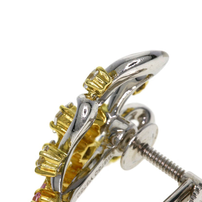 Jeunet sapphire Earring K18 Yellow Gold K18 White GoldLadies [Used]