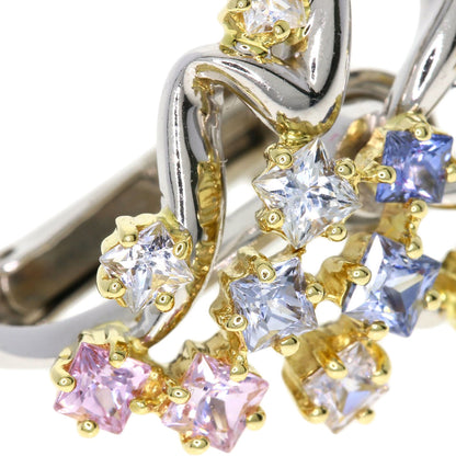 Jeunet sapphire Earring K18 Yellow Gold K18 White GoldLadies [Used]