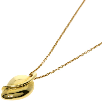TIFFANY&Co. Leaf Necklace K18 Yellow Gold Ladies [Used]