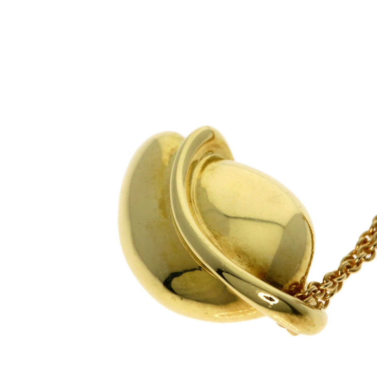 TIFFANY&Co. Leaf Necklace K18 Yellow Gold Ladies [Used]