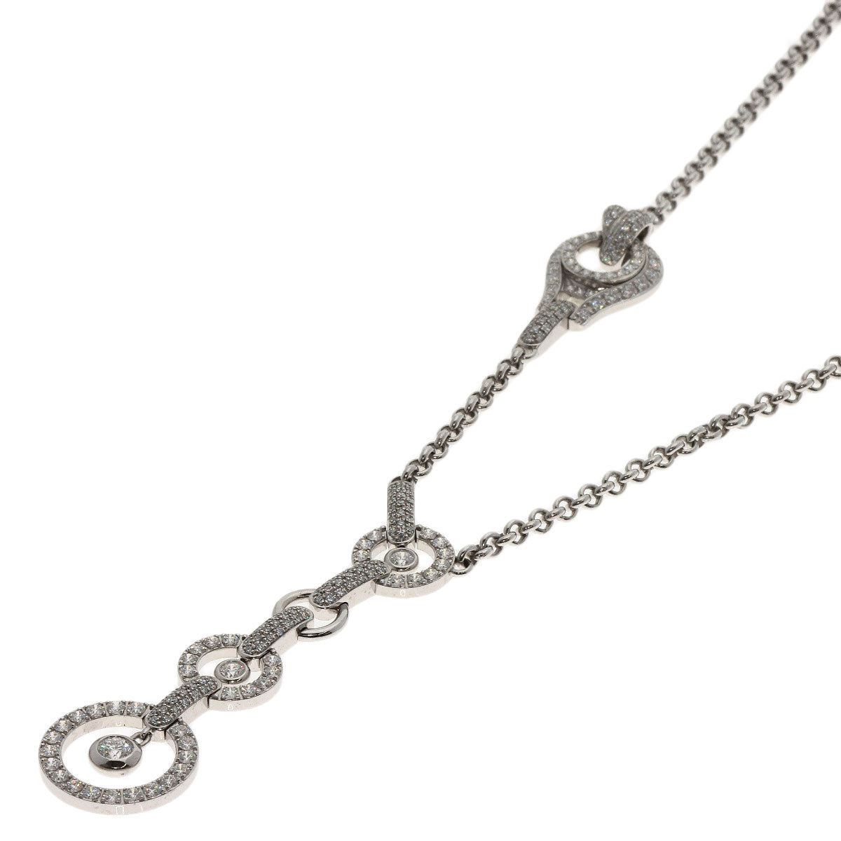 PIAGET Diamond Necklace K18 White Gold Ladies [Used]